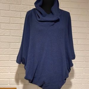 Women’s korye batwing sweater, three-quarter sleeve, navy, super soft